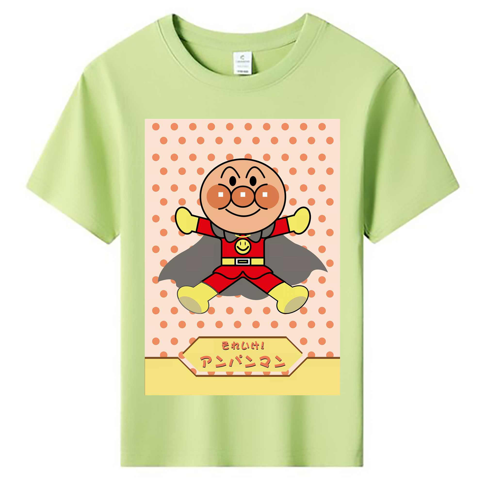 （画像用） アンパンマン Anpanman 綿100％キッズTシャツ（フロントプリント）
